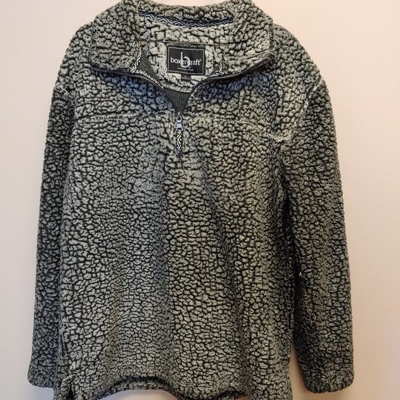 BOGO🎀Sherpa 1/4 Zip Sweatshirt- Size Large - Picture 1 of 3